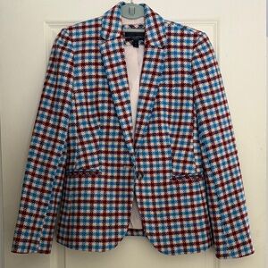 J Crew Campbell Blazer Size 4 EUC Houndstooth